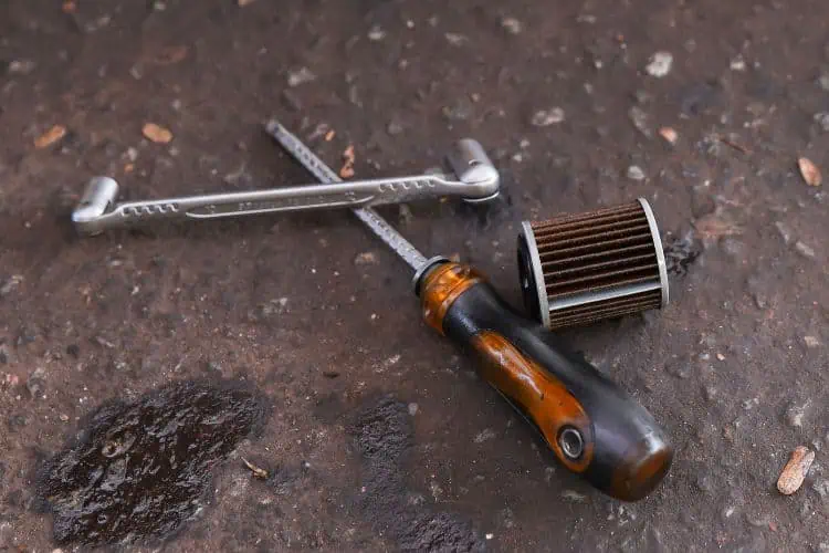destornillador llave para filtro de aceite